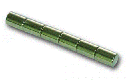 Magneet Neodym cilinder 6x &oslash;7x10mm