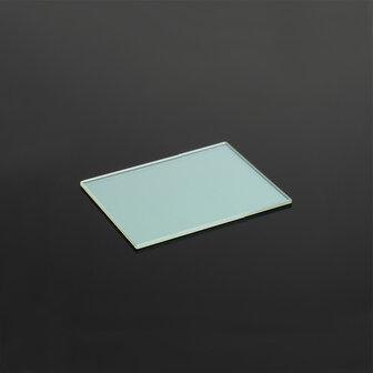 Spiegel glas halfdoorlatend 40x30x1,3mm